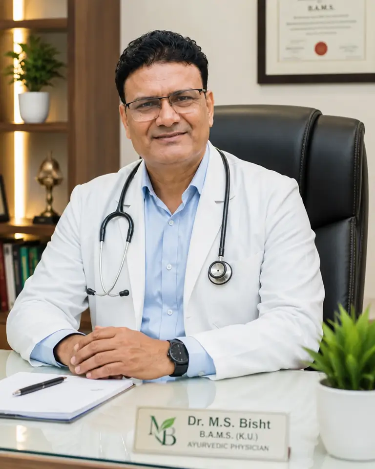 Dr. M. S. Bisht, Ayurvedic physician
