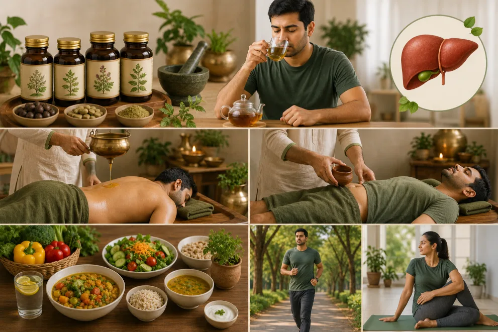 Ayurvedic panchakarma and herbal treatment