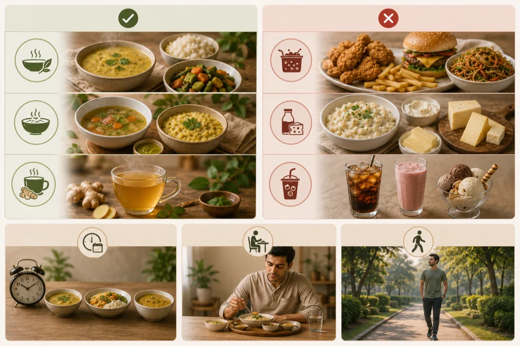 Ayurvedic diet recommendations