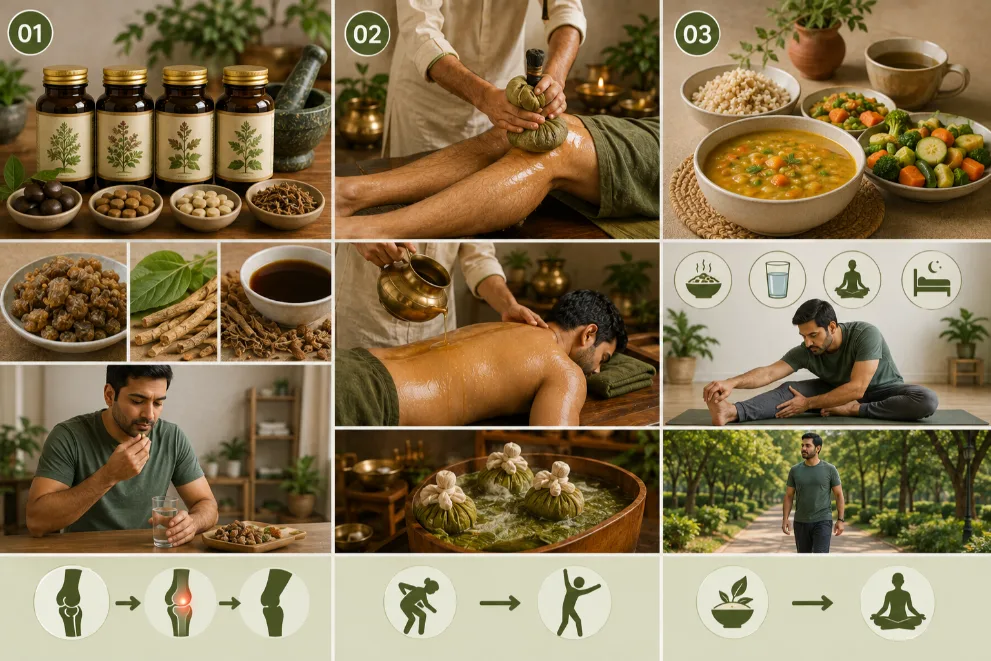 Ayurvedic panchakarma and herbal treatment