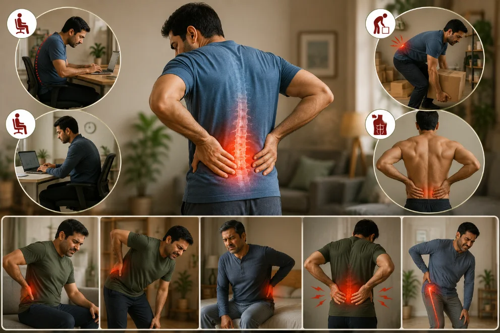 Symptoms of Back Pain