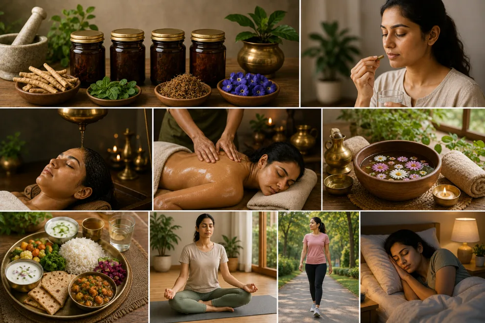 Ayurvedic panchakarma and herbal treatment