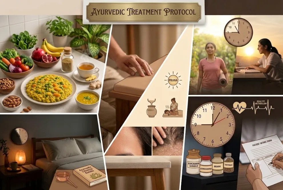 Ayurvedic panchakarma and herbal treatment