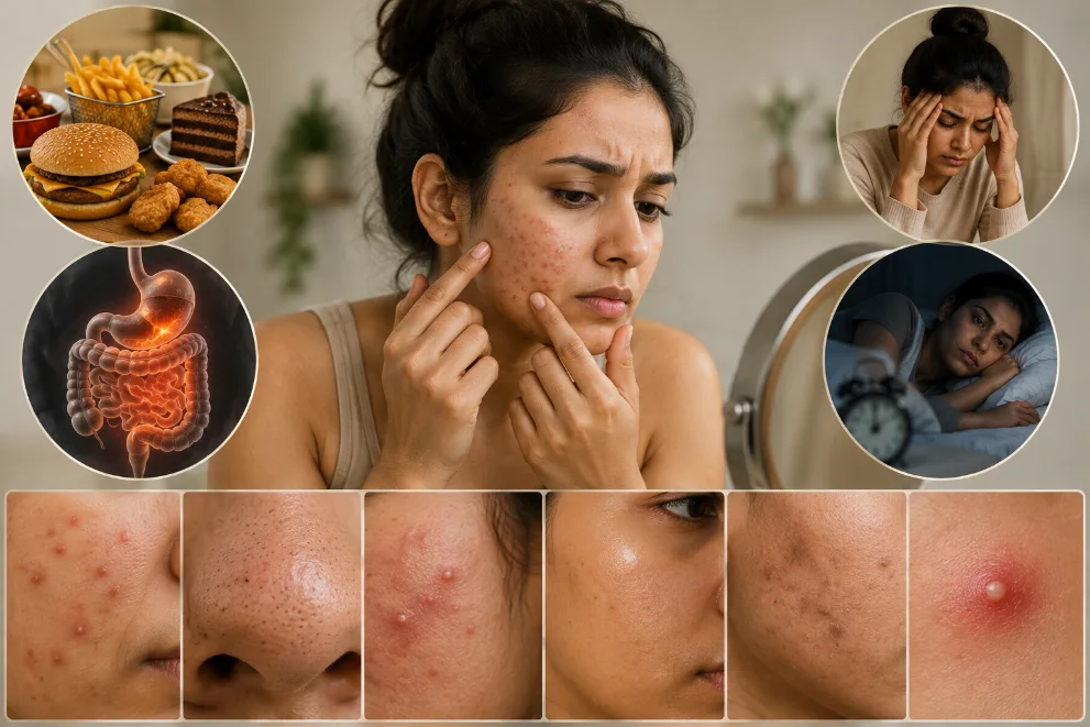 Symptoms of Acne