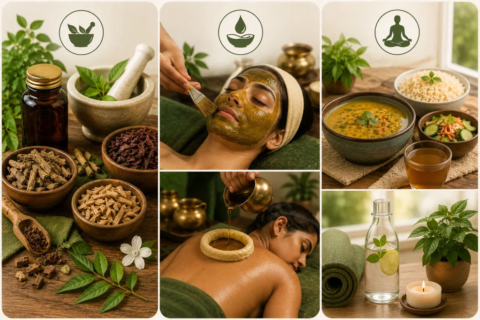 Ayurvedic panchakarma and herbal treatment