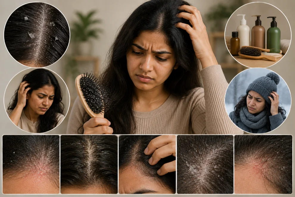 Symptoms of Dandruff