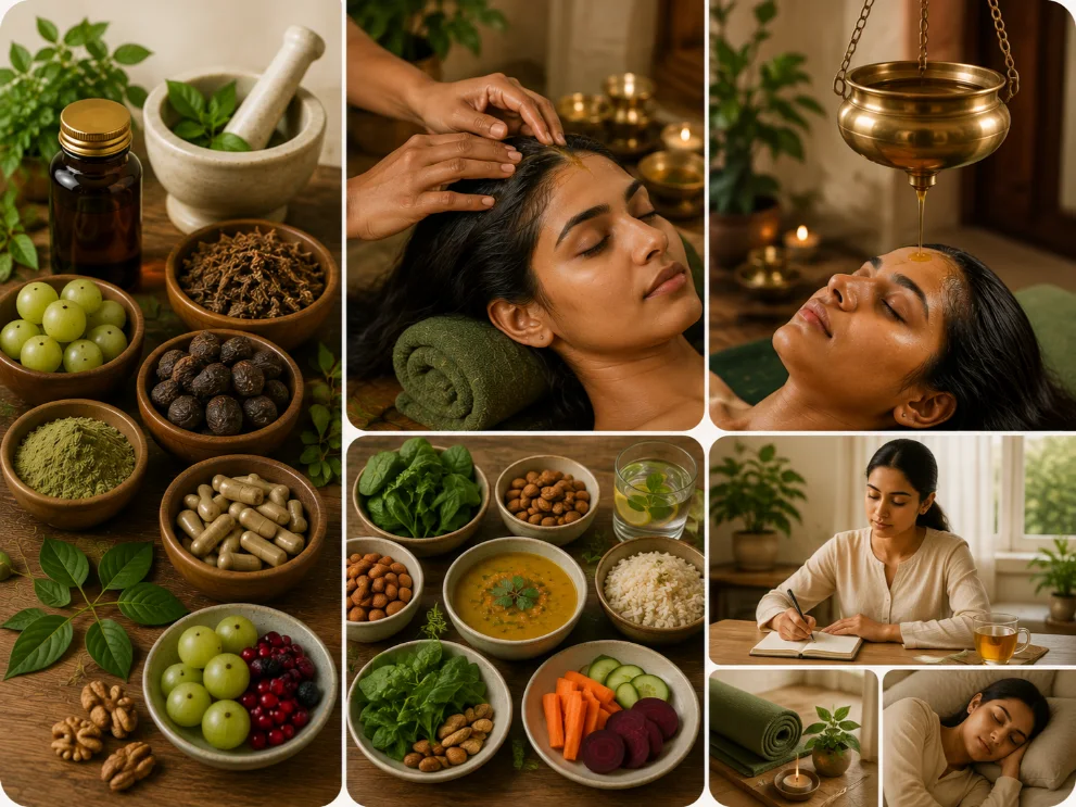 Ayurvedic panchakarma and herbal treatment