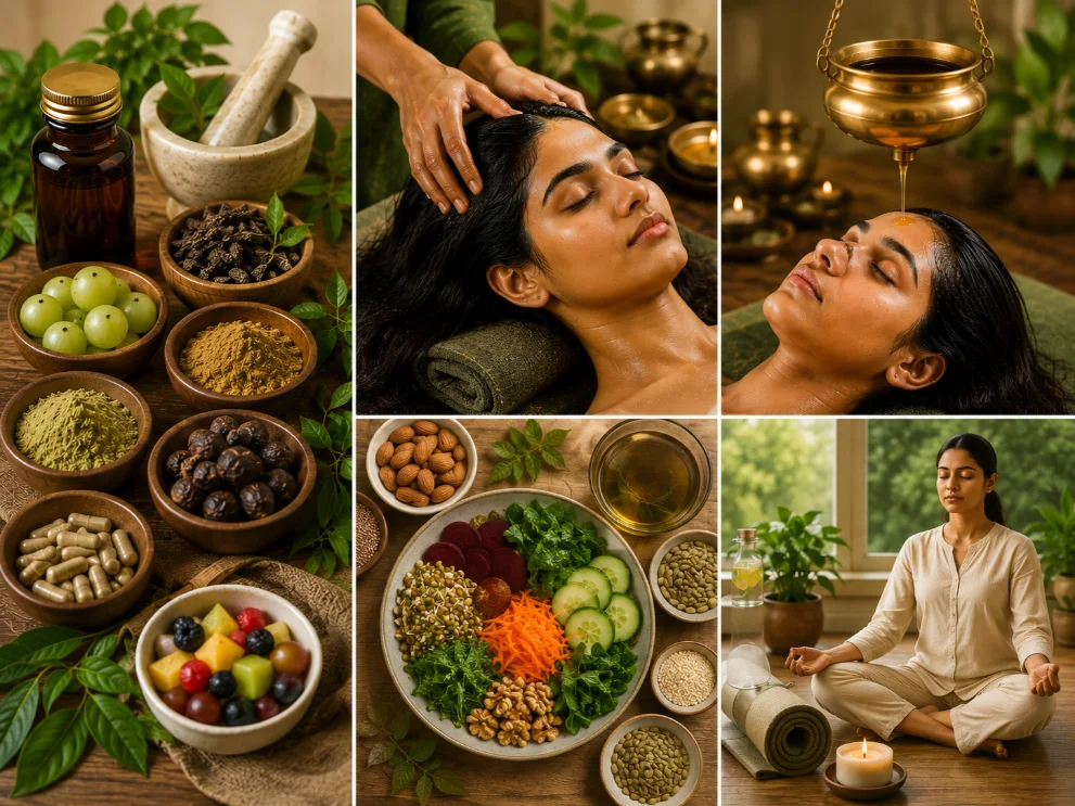 Ayurvedic panchakarma and herbal treatment
