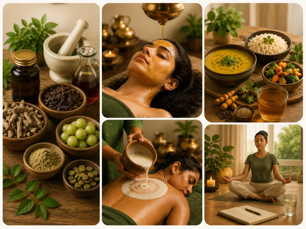 Ayurvedic panchakarma and herbal treatment